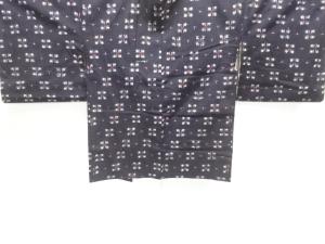 アンティーク　木綿本場久留米絣　抽象模様羽織